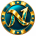 Gold and teal gaming logo with a stylish N emblem and casino-inspired ring